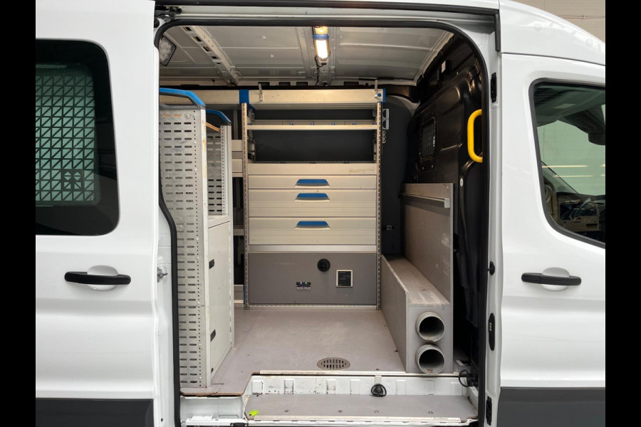 Ford Transit 350 Servicewagen 2.0 TDCI 130pk euro6 L3H2 Trend Sortimo Inrichting Victron v230 Standkachel Trekhaak RIJKLAARPRIJS!