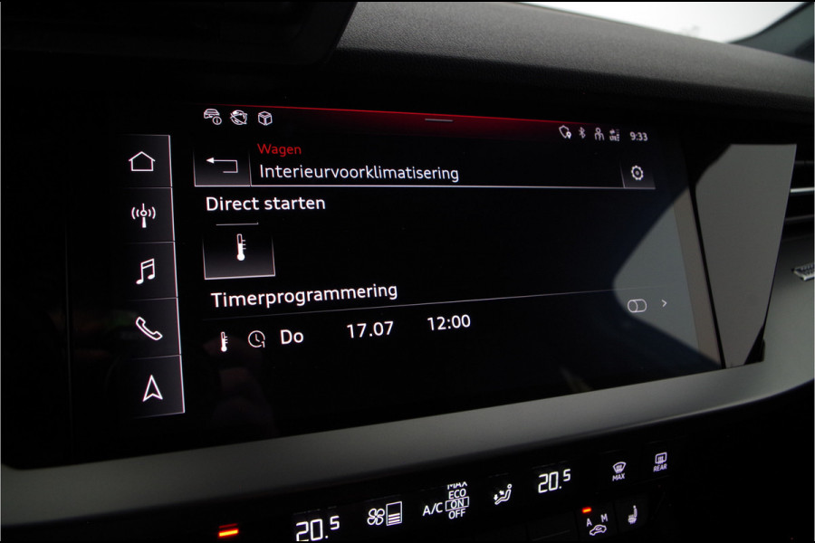 Audi A3 Sportback 40 TFSI e S line > 204pk/Daytona grijs/Adaptive cruise control/Stoelverwarming...