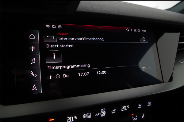 Audi A3 Sportback 40 TFSI e S line > 204pk/Daytona grijs/Adaptive cruise control/Stoelverwarming...