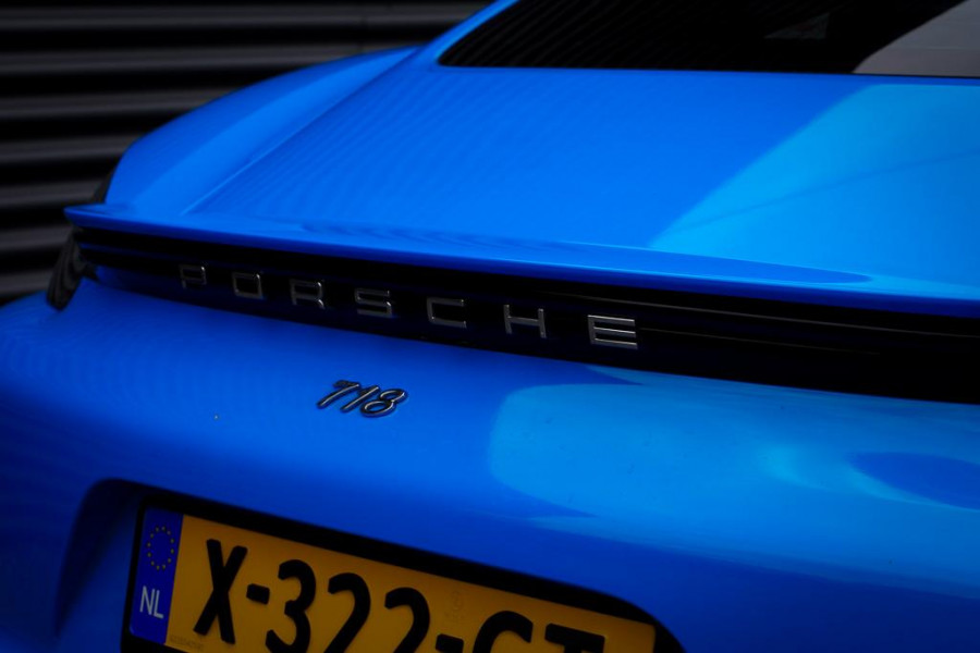 Porsche 718 Cayman 2.0 / Sportuitlaat / Sportchrono / 20'' / Wrap (Origineel Lava Oranje)