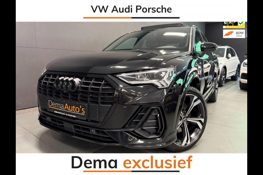 Audi Q3 45 TFSI e S-LINE BLACK-EDITION 20'' PANO/LED/DAB/SFEERVERL/LEDER/STOEL-M/SONOS///