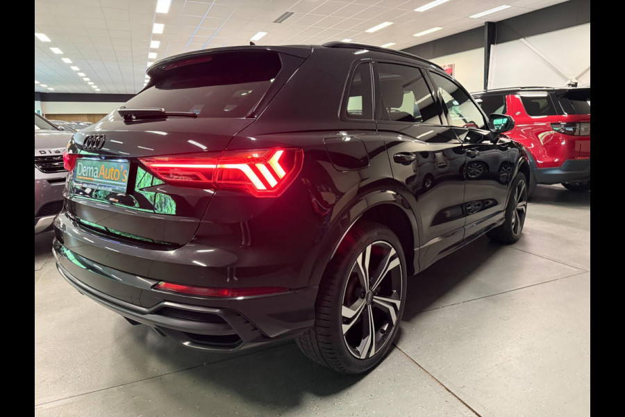 Audi Q3 45 TFSI e S-LINE BLACK-EDITION 20'' PANO/LED/DAB/SFEERVERL/LEDER/STOEL-M/SONOS///