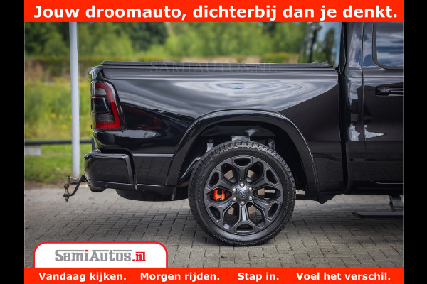 Dodge Ram 1500 LIMITED | 5.7 V8 HEMI | HUD | BOM VOL | LUCHTVERING | PANORAMA | ADAPTIVE CRUISE | 360 CAM | 3500KG | LEDER | DUBBELE CABINE | BPM VRIJ | LANE ASSIST | APPLE CARPLAY