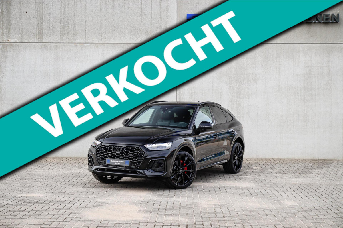 Audi Q5 Sportback 55 TFSI e Quattro Competition S Edition S-Line 367pk Automaat! 1e|Virtual Cockpit|Supersport Kuipstoelen+Massage