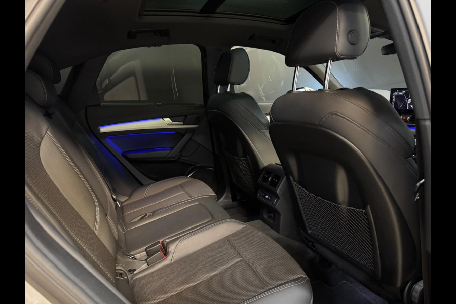 Audi Q5 Sportback 50 TFSI e S-Line, Black Optik, Pano, Virtual Cockpit, Matrix, 360 Cam, Ambiënte Light, Dealer Onderhouden