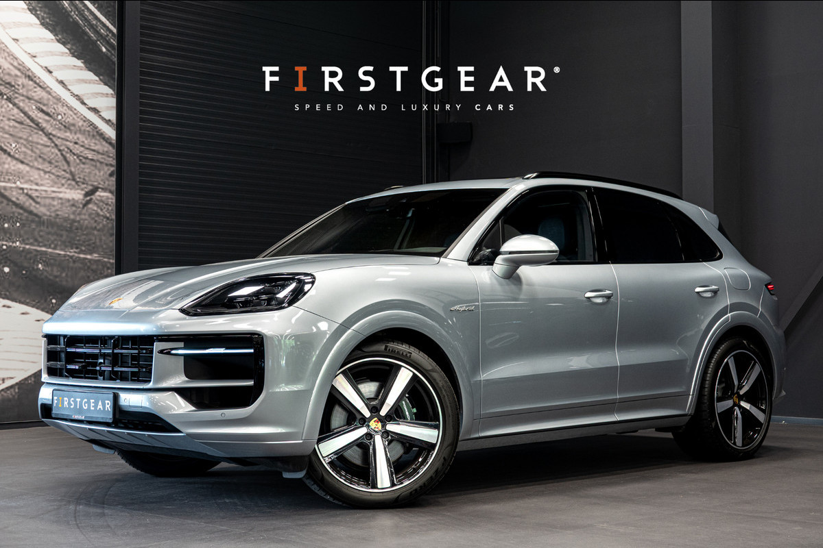 Porsche Cayenne 3.0 E-Hybrid *Burmester 3D / Achteras-besturing / Panorama / Passenger-display / Keyless / HUD*