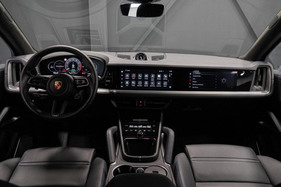 Porsche Cayenne 3.0 E-Hybrid *Burmester 3D / Achteras-besturing / Panorama / Passenger-display / Keyless / HUD*
