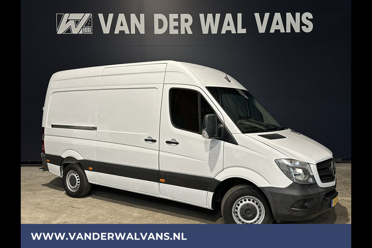 Mercedes-Benz Sprinter 316 CDI 164pk L2H2 Euro6 Airco | 2800kg Trekhaak | Cruisecontrol Parkeersensoren, Chauffeursstoel