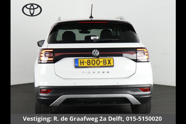 Volkswagen T-Cross 1.0 TSI Style Automaat | 1e eigenaar | Navigatie | Stoelverwarming | Camera |