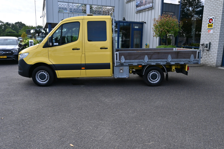 Mercedes-Benz Sprinter 316 CDI Dubbele cabine open laadbak 3500kg trekhaak, Standkachel, MBUX, Brake assyst