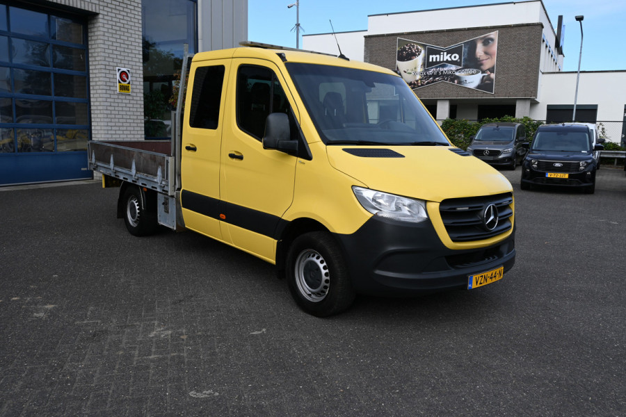 Mercedes-Benz Sprinter 316 CDI Dubbele cabine open laadbak 3500kg trekhaak, Standkachel, MBUX, Brake assyst