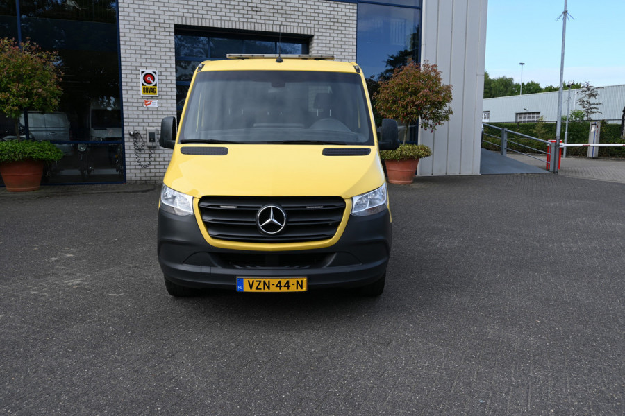 Mercedes-Benz Sprinter 316 CDI Dubbele cabine open laadbak 3500kg trekhaak, Standkachel, MBUX, Brake assyst