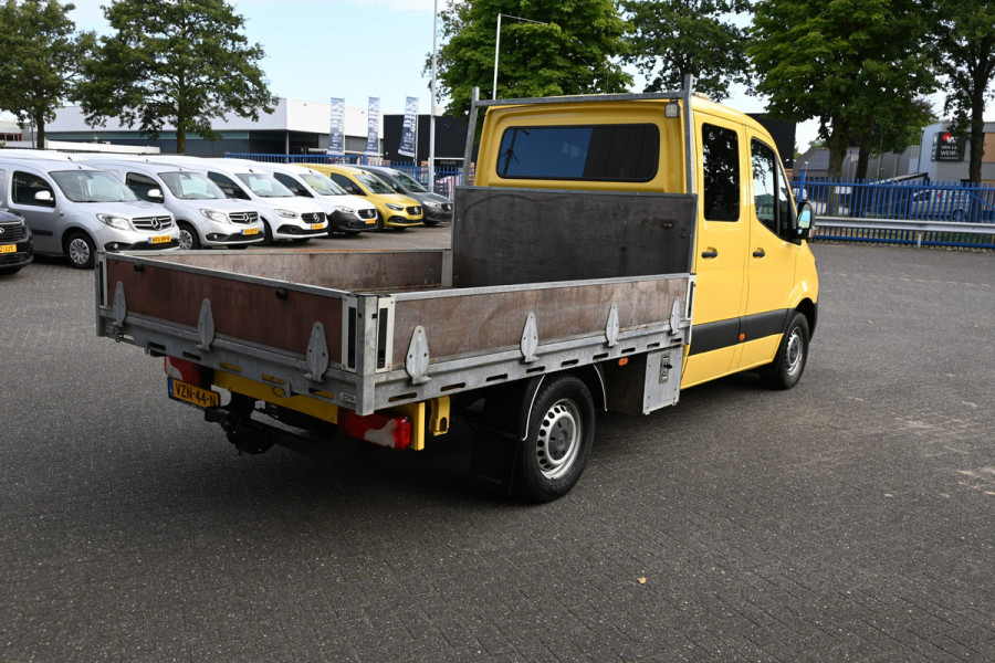 Mercedes-Benz Sprinter 316 CDI Dubbele cabine open laadbak 3500kg trekhaak, Standkachel, MBUX, Brake assyst