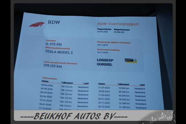 Tesla Model 3 Long Range AWD 75 kWh Pano Leer Cam Soh 93,1%