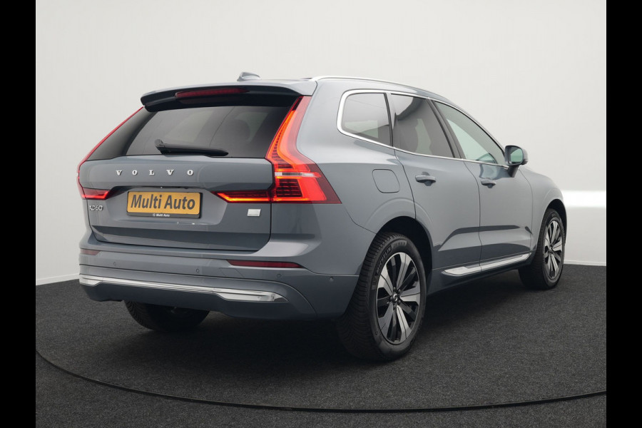 Volvo XC60 T6 AWD Plus Bright Plug In Hybrid Thunder Grey 340pk Long Range PHEV | Panodak | Tailored Wool Sportstoelen Memory | Adaptive Cruise | Google Assistant | Pilot Assist | Harman Kardon | 360 Camera | Stoel & Stuurverwarming |