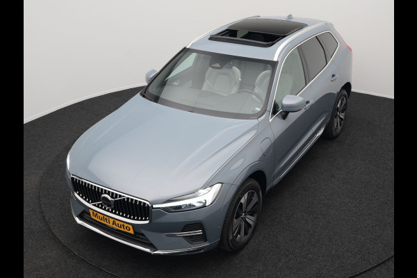 Volvo XC60 T6 AWD Plus Bright Plug In Hybrid Thunder Grey 340pk Long Range PHEV | Panodak | Tailored Wool Sportstoelen Memory | Adaptive Cruise | Google Assistant | Pilot Assist | Harman Kardon | 360 Camera | Stoel & Stuurverwarming |
