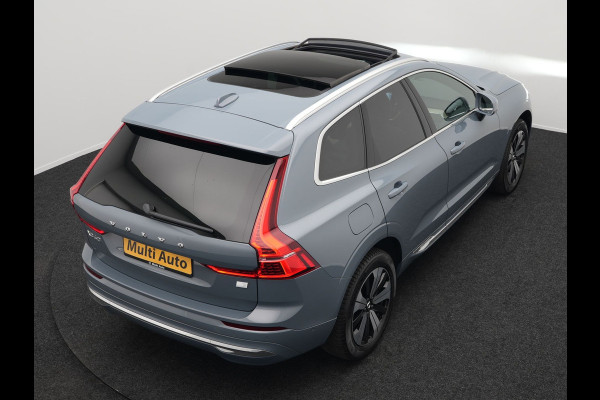 Volvo XC60 T6 AWD Plus Bright Plug In Hybrid Thunder Grey 340pk Long Range PHEV | Panodak | Tailored Wool Sportstoelen Memory | Adaptive Cruise | Google Assistant | Pilot Assist | Harman Kardon | 360 Camera | Stoel & Stuurverwarming |