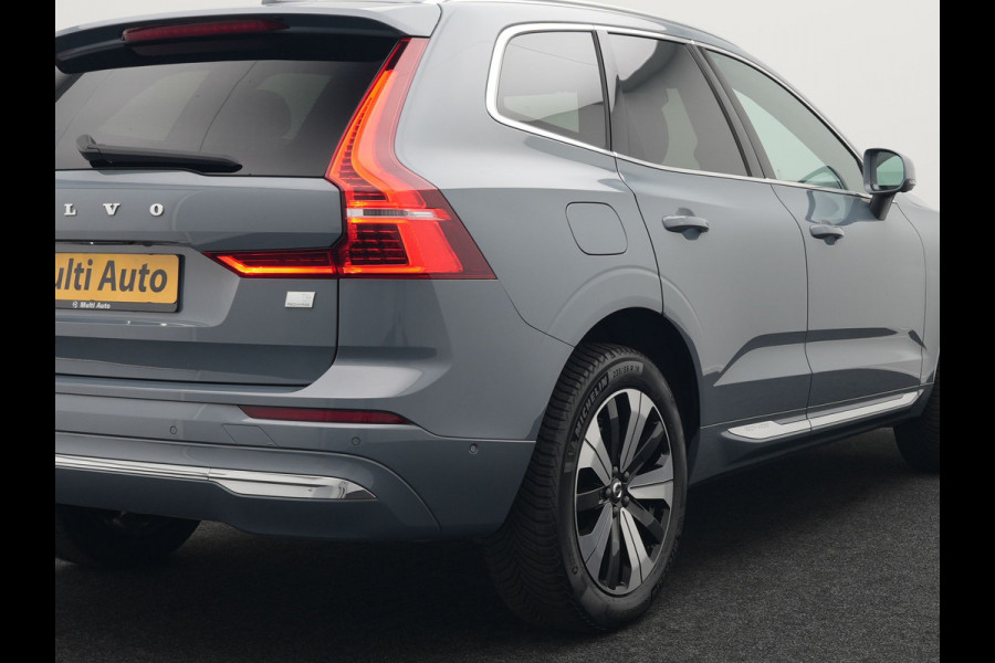 Volvo XC60 T6 AWD Plus Bright Plug In Hybrid Thunder Grey 340pk Long Range PHEV | Panodak | Tailored Wool Sportstoelen Memory | Adaptive Cruise | Google Assistant | Pilot Assist | Harman Kardon | 360 Camera | Stoel & Stuurverwarming |