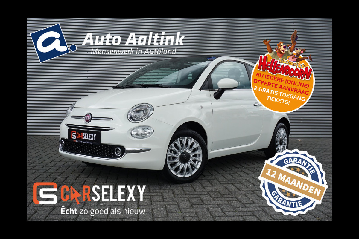 Fiat 500C 70PK HYBRID CARPLAY | CRUISE | CLIMA | PARK.SENSOREN | 15'LMV!