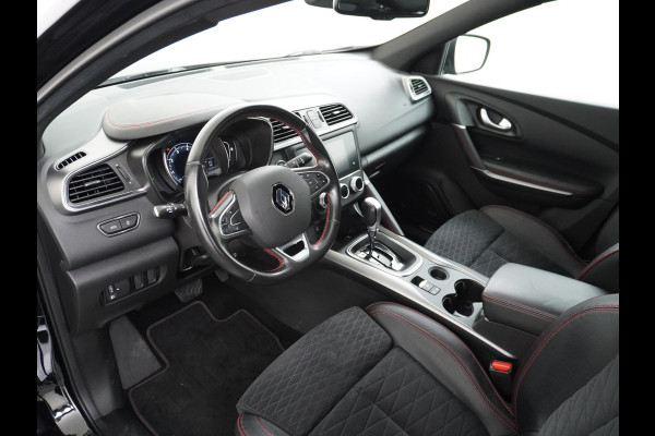 Renault Kadjar T160PK AUT-7 Black-Edition Navi Camera Apple Carplay/Android Elektr-Verst+Leer/Alcantara-Sport-Stoel+Verwarmd LED 19" Bose®-Soun Regen-Lichtsensor+VoorruitVerwarmd Blind spot warning Easy park assist 1.500Kg Trekvermogen 100% Dealeronderhouden EURO6 Orig.NLse Auto € 39.000 nieuw!