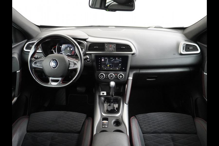 Renault Kadjar T160PK AUT-7 Black-Edition Navi Camera Apple Carplay/Android Elektr-Verst+Leer/Alcantara-Sport-Stoel+Verwarmd LED 19" Bose®-Soun Regen-Lichtsensor+VoorruitVerwarmd Blind spot warning Easy park assist 1.500Kg Trekvermogen 100% Dealeronderhouden EURO6 Orig.NLse Auto € 39.000 nieuw!