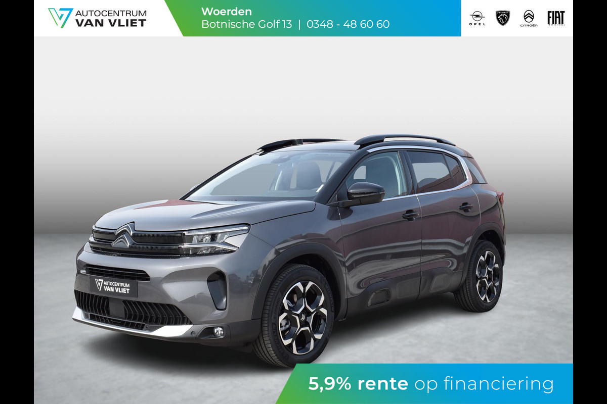 Citroën C5 Aircross 1.2 Hybrid 136 Max SCHUIFDAK | ELEKTRISCHE ACHTERKLEP | ELEKTRISCHE STOEL | ACHTERUITRIJCAMERA MET SENSOREN | UIT VOORRAAD LEVERBAAR Citroën C5 Aircross 1.2 Hybrid 136 Max SCHUIFDAK | ELEKTRISCHE ACHTERKLEP | ELEKTRISCHE STOEL | ACHTERUITRIJCAMERA MET SENSOREN | UIT VOORRAAD LEVERBAAR