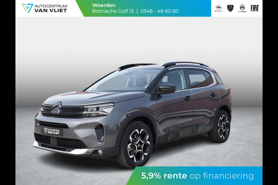 Citroën C5 Aircross 1.2 Hybrid 136 Max SCHUIFDAK | ELEKTRISCHE ACHTERKLEP | ELEKTRISCHE STOEL | ACHTERUITRIJCAMERA MET SENSOREN | UIT VOORRAAD LEVERBAAR