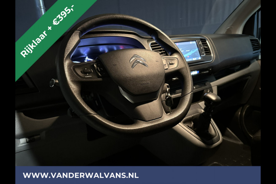 Citroën Jumpy 2.0 BlueHDI *MARGE, GEEN BTW* 123pk L3H1 XL RIJKLAAR Dubbele cabine Euro6 Airco | Navigatie Cruisecontrol, Apple Carplay, 2500kg Trekhaak, Parkeersensoren, 5-Zits