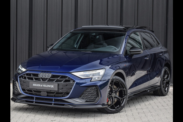 Audi A3 Sportback 45 TFSI e S EDITION COMPETITION | PANORAMADAK | S-SEATS | ADAPTIVE CRUISE | SONOS SOUND | CAMERA | BLACK-OPTIC | AMBIA