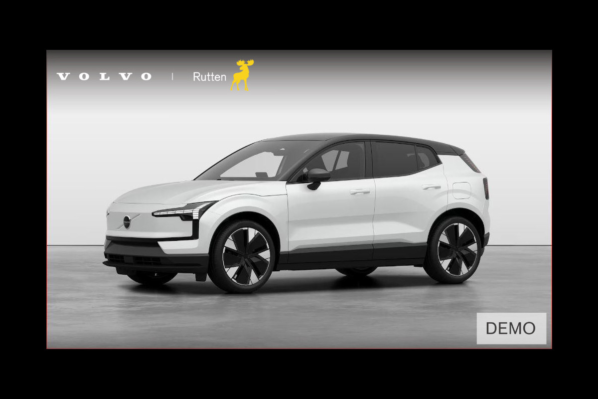 Volvo EX30 272PK Ext. Range Plus Nu van €48.215 Voor €40.715! / Adaptieve Cruise Control/ Dodehoek Detectie / Parkeersensoren/ Achteruitrijcamera/ Warmtepomp/ Google Services/