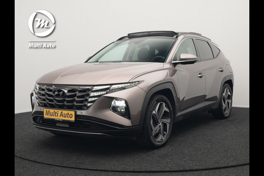 Hyundai Tucson 1.6 T-GDI Premium 4WD Plug In Hybrid 265pk Dealer O.H. PHEV | Panodak | Trekhaak Afneembaar | Adaptive Cruise | Lederen Sportstoelen Memory & Ventilatie | Krell Audio | Stoel & Stuurverwarming | Navigatie | Apple Carplay | Camera | Virtual |