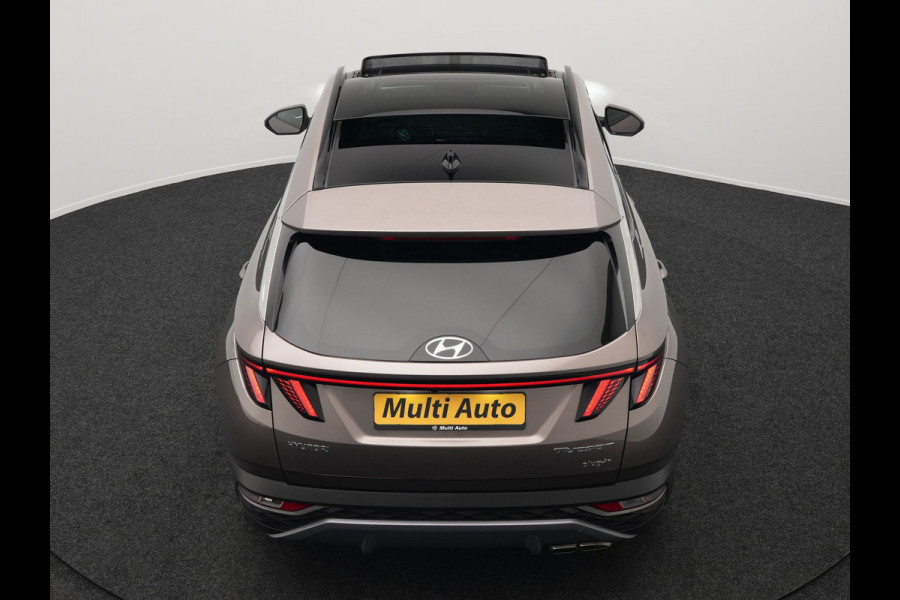 Hyundai Tucson 1.6 T-GDI Premium 4WD Plug In Hybrid 265pk Dealer O.H. PHEV | Panodak | Trekhaak Afneembaar | Adaptive Cruise | Lederen Sportstoelen Memory & Ventilatie | Krell Audio | Stoel & Stuurverwarming | Navigatie | Apple Carplay | Camera | Virtual |