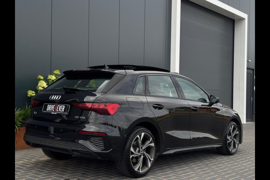 Audi A3 Sportback 35 TDI 3x S Line M22 PANO NAVI CAMERA CLIMATE LEDER SPORTVELGEN
