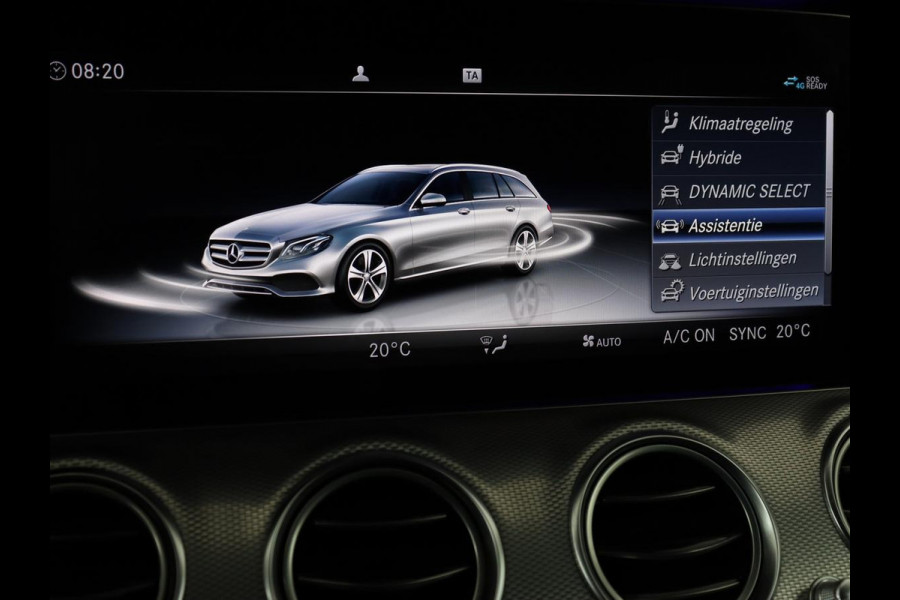 Mercedes-Benz E-Klasse 300de AMG Line | Adaptive cruise | Nappaleder | 360 Camera | Carplay | Stoelverwarming | Sfeerverlichting | Widescreen | Navigatie | Full LED