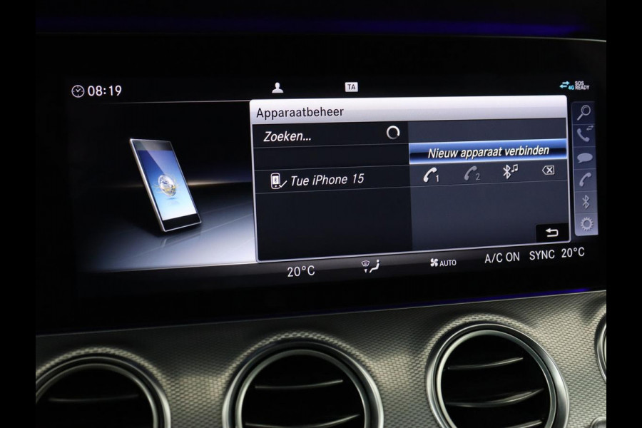 Mercedes-Benz E-Klasse 300de AMG Line | Adaptive cruise | Nappaleder | 360 Camera | Carplay | Stoelverwarming | Sfeerverlichting | Widescreen | Navigatie | Full LED