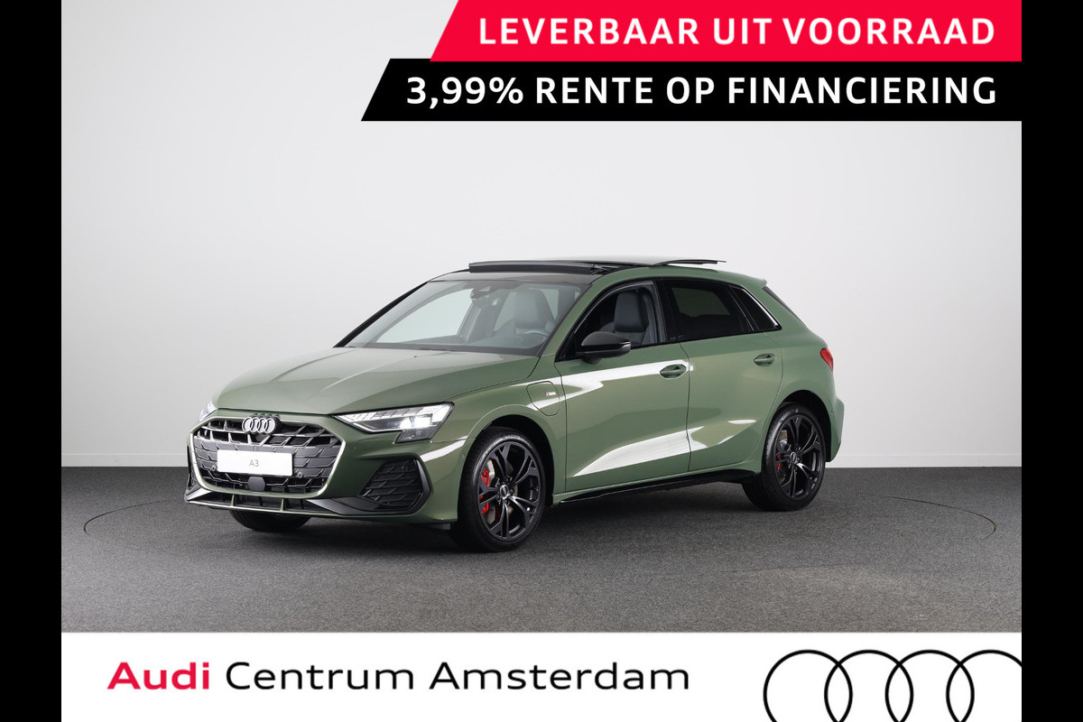 Audi A3 Sportback S edition Competition 45 TFSI e 180 kW / 245 PK Sp panoramadak, SONOS soundsysteem, comfortsleutel, LM 18" %-Y dubbelspaak, assistentiepakket Driving en Parking