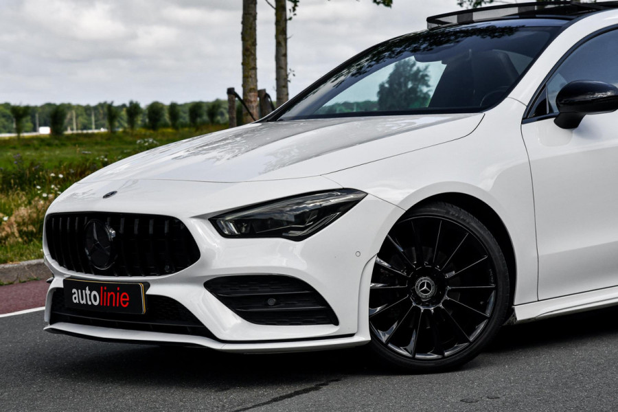 Mercedes-Benz CLA-Klasse 180 AMG Night. Memory, Pano, Keyless, Camera, Multibeam, Sfeer, CarPlay!