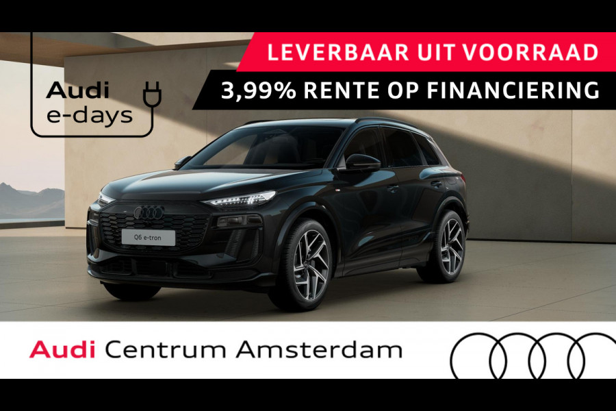 Audi Q6 e-tron Launch edition e-tron perf 100Kwh 225 kW / 306 PK S-edition, panoramadak, head-up display, B&O soundsyseem, adaptive cruise control, optiek zwart plus, s-sportstoelen