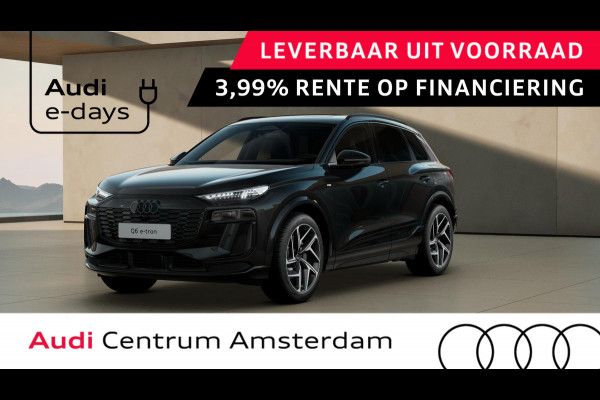 Audi Q6 e-tron Launch edition e-tron perf 100Kwh 225 kW / 306 PK S-edition, panoramadak, head-up display, B&O soundsyseem, adaptive cruise control, optiek zwart plus, s-sportstoelen