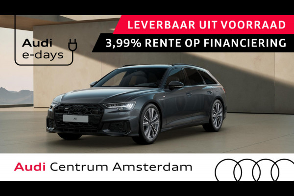 Audi A6 Avant 50 TFSI e quattro S edition Competition adaptive cruise control, panoramadak, B&O soundsysteem, optiek pakket zwart Plus, stoelverwarming voorin