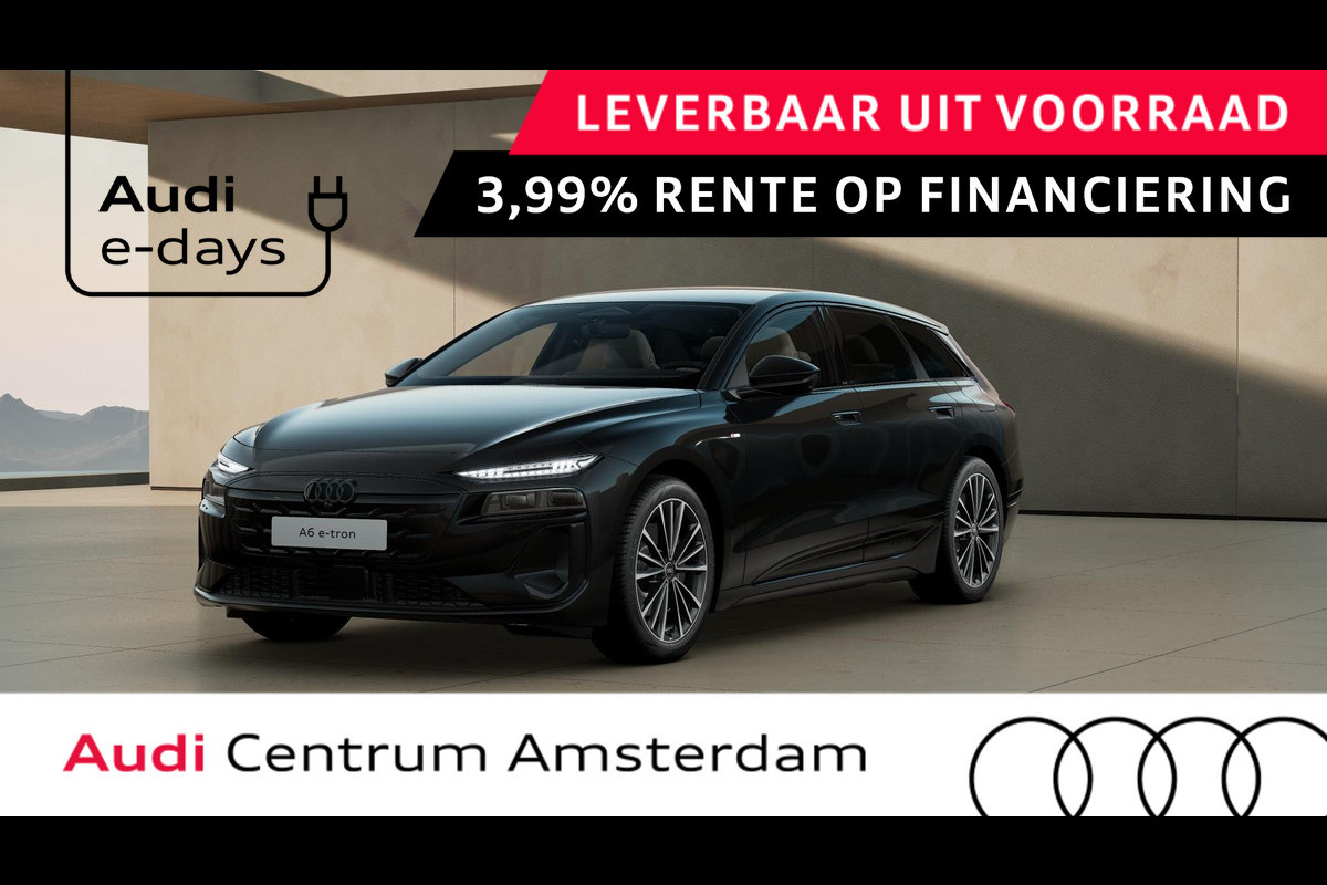 Audi A6 Avant e-tron Advanced edition 100kWh 270 kW / 367 PK Tech Plus pakket, stoelventilatie, optiek pakket glanzend zwart Audi A6 Avant e-tron Advanced edition 100kWh 270 kW / 367 PK Tech Plus pakket, stoelventilatie, optiek pakket glanzend zwart