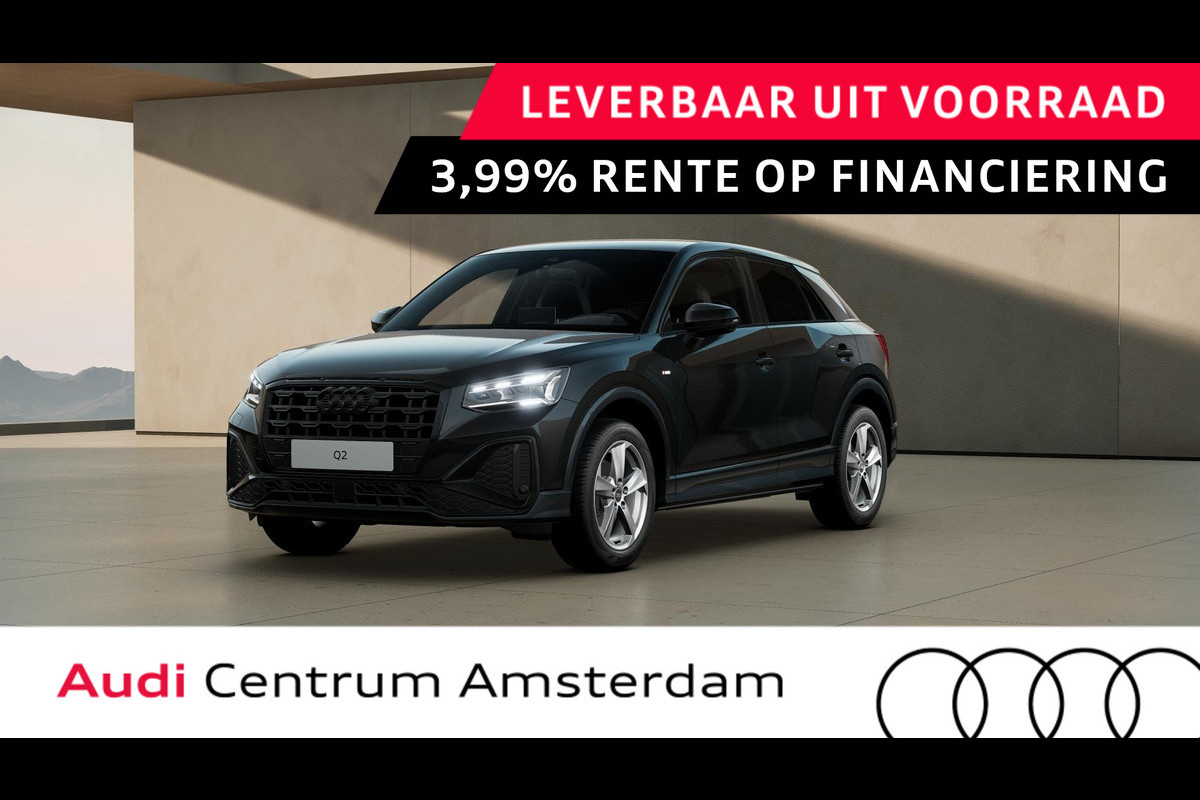 Audi Q2 S edition 35 TFSI 110 kW / 150 PK Hatchback 7 vers optiek pakket zwart, stoelverwarming voor, Audi soundsysteem Audi Q2 S edition 35 TFSI 110 kW / 150 PK Hatchback 7 vers optiek pakket zwart, stoelverwarming voor, Audi soundsysteem
