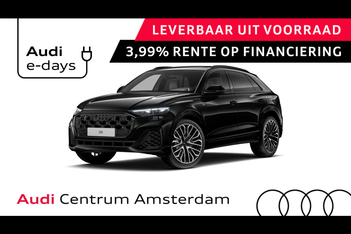 Audi Q8 55 TFSI e quattro Pro Line S 394pk | Servosluiting | Panoramadak | B&O | Ass.Plus.Remote | Sportstoel Plus | 23'' inch zilver | Trekhaak | Audi Q8 55 TFSI e quattro Pro Line S 394pk | Servosluiting | Panoramadak | B&O | Ass.Plus.Remote | Sportstoel Plus | 23'' inch zilver | Trekhaak |