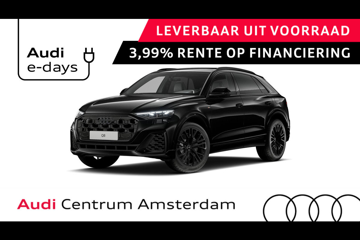 Audi Q8 55 TFSI e quattro Pro Line S 394pk | Panoramadak | B&O | Ass.Plus.Remote | Sportstoel Plus | 22'' inch Zwart | Trekhaak | Audi Q8 55 TFSI e quattro Pro Line S 394pk | Panoramadak | B&O | Ass.Plus.Remote | Sportstoel Plus | 22'' inch Zwart | Trekhaak |