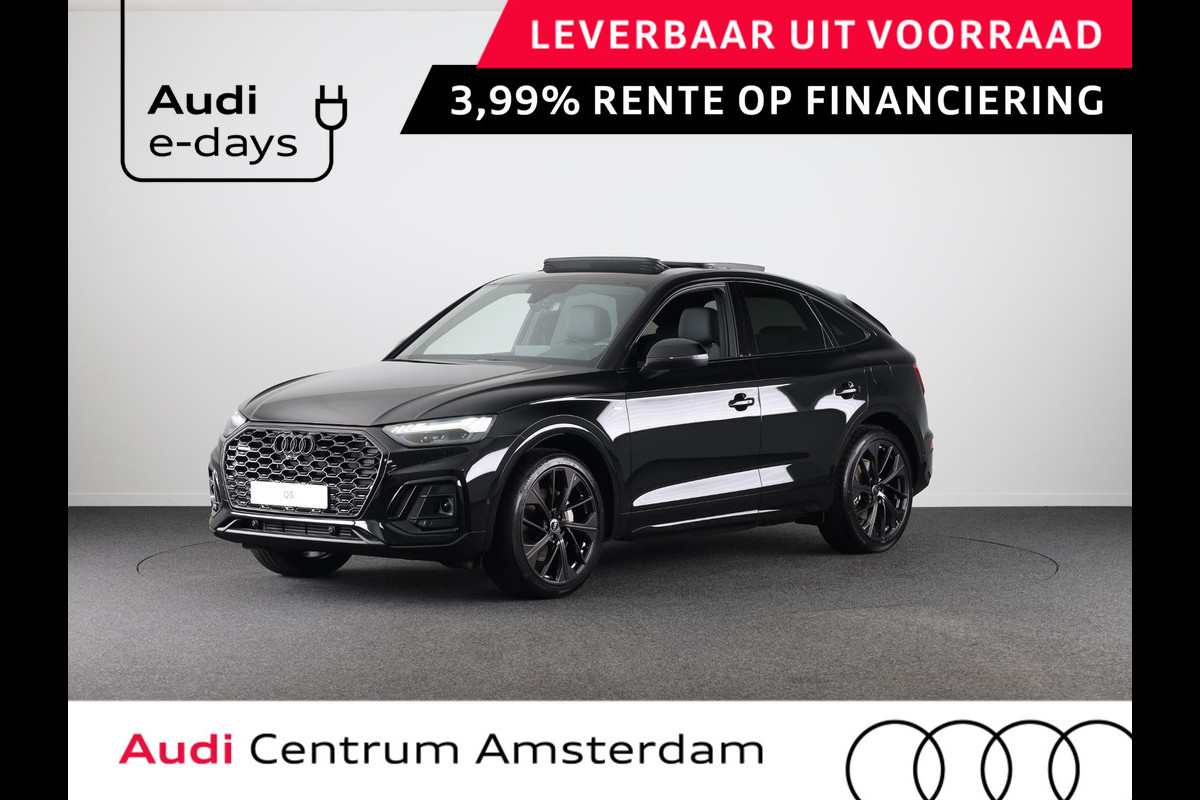 Audi Q5 Sportback S edition Competition 50 TFSI e 299pk | Luchtvering | Panoramadak | B&O | ACC | 360 camera | Assistentiepakket | Matrix LED Audi Q5 Sportback S edition Competition 50 TFSI e 299pk | Luchtvering | Panoramadak | B&O | ACC | 360 camera | Assistentiepakket | Matrix LED