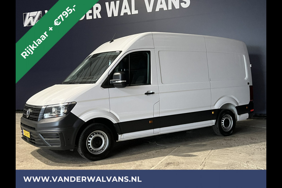 Volkswagen Crafter 2.0 TDI 140pk Automaat L3H3 L2H2 *RIJKLAAR direct rijden * Euro6 Airco | Camera | Apple Carplay Android Auto, 270 Graden achterdeuren, Parkeersensoren, 3000kg trekvermogen