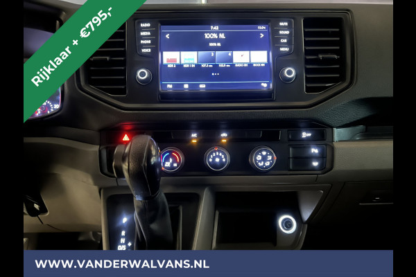 Volkswagen Crafter 2.0 TDI 140pk Automaat L3H3 L2H2 *RIJKLAAR direct rijden * Euro6 Airco | Camera | Apple Carplay Android Auto, 270 Graden achterdeuren, Parkeersensoren, 3000kg trekvermogen