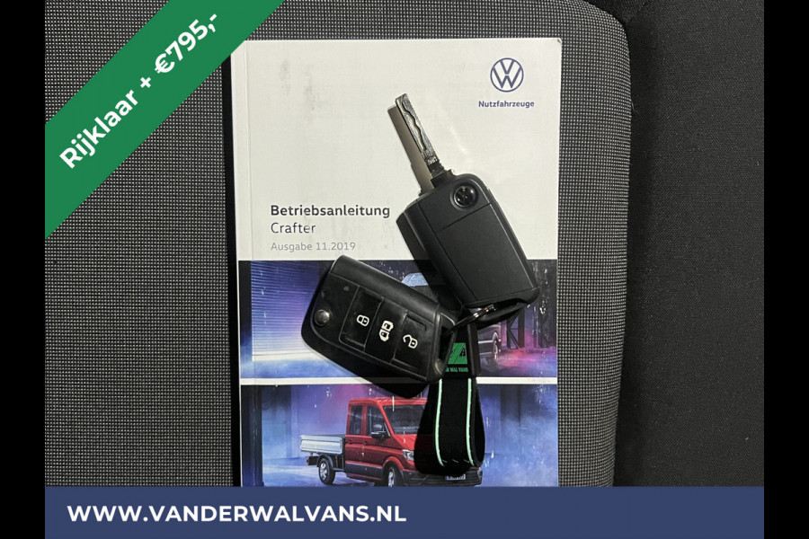 Volkswagen Crafter 2.0 TDI 140pk Automaat L3H3 L2H2 *RIJKLAAR direct rijden * Euro6 Airco | Camera | Apple Carplay Android Auto, 270 Graden achterdeuren, Parkeersensoren, 3000kg trekvermogen