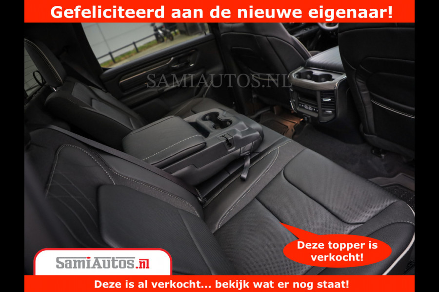 Dodge Ram 1500 Limited Night H.O 540HP 706Nm | Massage + Full Option | De Meest Luxe en Volle Pick-Up in zijn Klasse | Comfortabele Dubbele Cabine met Royale 5 Zitplaatsen | BPM vrij | Nu Leverbaar uit Voorraad | Voorraad Nr 2384 - 5408