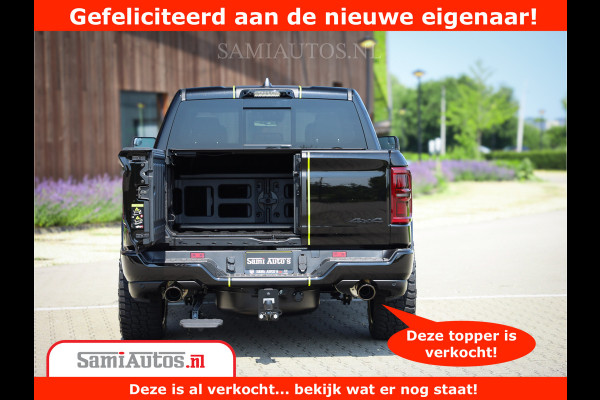 Dodge Ram 1500 Limited Night H.O 540HP 706Nm | Massage + Full Option | De Meest Luxe en Volle Pick-Up in zijn Klasse | Comfortabele Dubbele Cabine met Royale 5 Zitplaatsen | BPM vrij | Nu Leverbaar uit Voorraad | Voorraad Nr 2384 - 5408